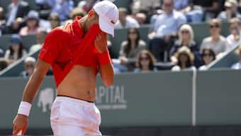 Novak Djokovic has not won a title this year or even reached a final. AP