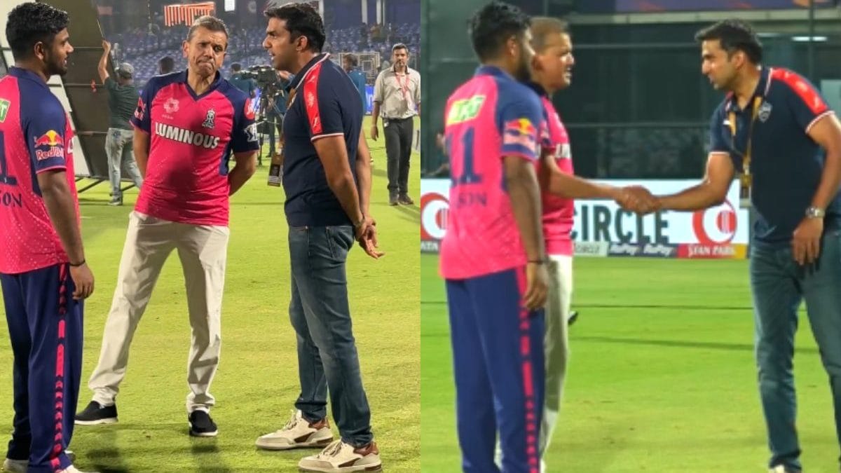 DC Co-owner Parth Jindal Meets RR Captain Sanju Samson After High ...