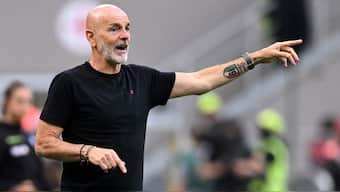 AC Milan coach Stefano Pioli in a file photo. Reuters
