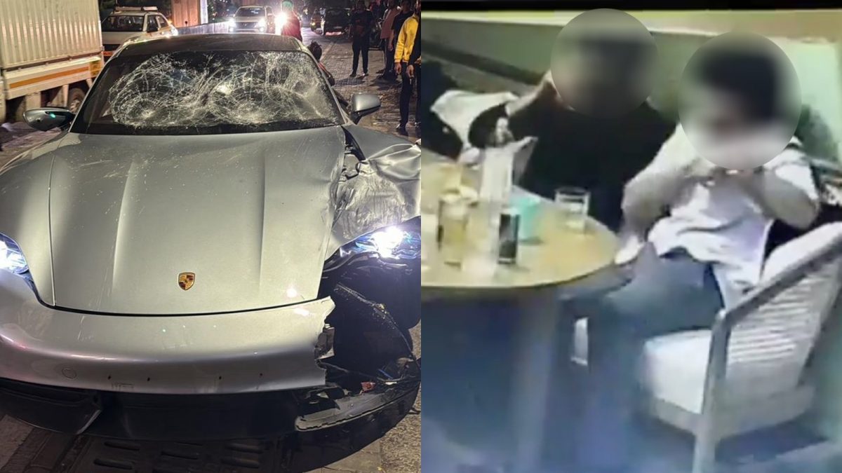 Pune Porsche accident: Teen driver seen in CCTV footage at a bar with friends. Pune Porsche accident: Teen driver seen in CCTV footage at a bar with friends.