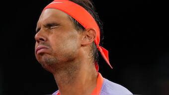 Rafael Nadal is getting back to match fitness but remains touch-and-go for the French Open in what is expected to be his final year on tour. AP