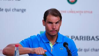 Rafael Nadal in the pre-tournament press conference ahead of the 2024 French Open. Reuters
