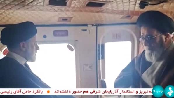WATCH last visuals of Iran President Ebrahim Raisi sitting inside helicopter moments before crash