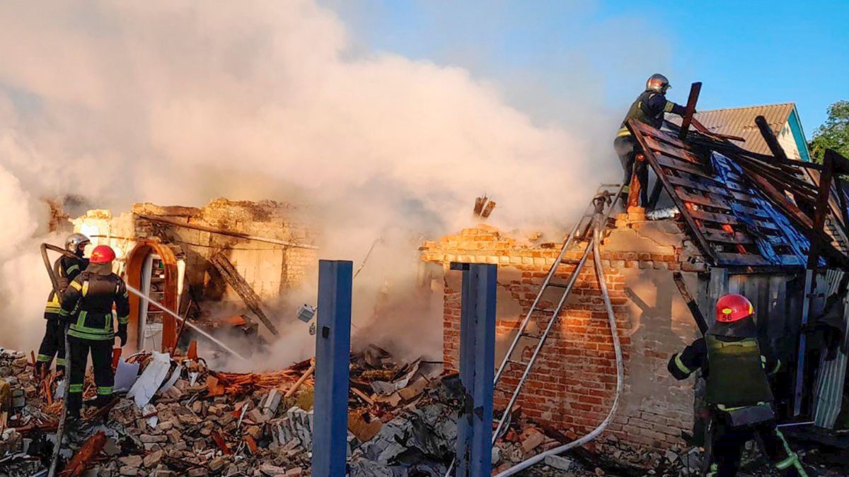 In this photo provided by the Ukrainian Emergency Service, rescuers work at a damaged building after a Russian missile attack in Kyiv region, Ukraine, Wednesday, May 8, 2024.- AP In this photo provided by the Ukrainian Emergency Service, rescuers work at a damaged building after a Russian missile attack in Kyiv region, Ukraine, Wednesday, May 8, 2024.- AP