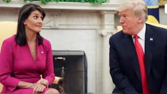 Donald Trump and Nikki Haley. File Photo- Reuters 