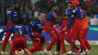Royal Challengers Bengaluru became the fourth and final team to qualify for the IPL 2024 playoffs with six consecutive victories. AP