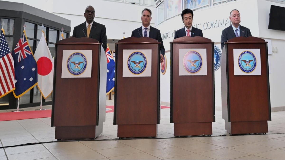 An emerging regional bloc, unofficially dubbed 'Squad', has linked Australia, Japan, and the United States with the Philippines. Image: X/ @SecDef An emerging regional bloc, unofficially dubbed 'Squad', has linked Australia, Japan, and the United States with the Philippines. Image: X/ @SecDef