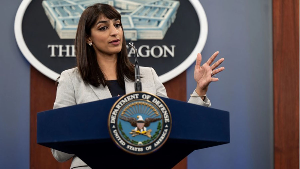 Pentagon Deputy Press Secretary Sabrina Singh Pentagon Deputy Press Secretary Sabrina Singh