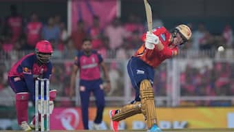 Punjab Kings stand-in captain Sam Curran struck five fours and three sixes during his unbeaten knock of 63 off 41 balls. AP