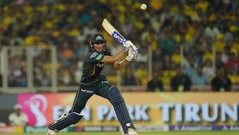 Shubman Gill struck a century for Gujarat Titans against Chennai Super Kings in IPL 2024. AP