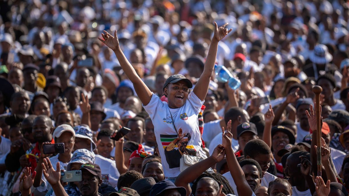 Supporters of Inkatha Freedom Party attend an election rally in Richards Bay, near Durban, South Africa, Sunday, 26 May, 2024. AP Supporters of Inkatha Freedom Party attend an election rally in Richards Bay, near Durban, South Africa, Sunday, 26 May, 2024. AP