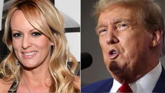 Trump will be constrained from attacking Daniels after Merchan on Monday found him in contempt of court for his repeated violations of a partial gag order Image Courtesy AFP