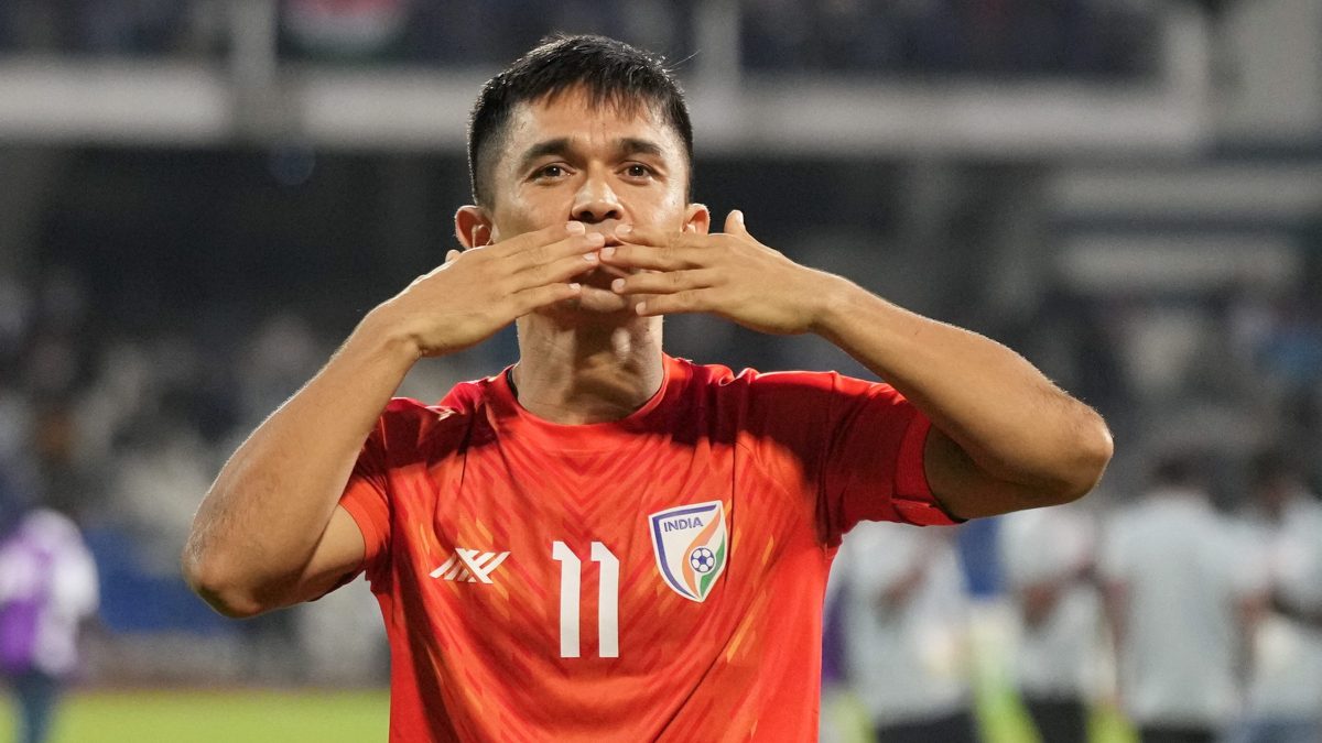Sunil Chhetri has scored 94 goals in 150 appearances since making his debut for Team India in 2005. PTI Sunil Chhetri has scored 94 goals in 150 appearances since making his debut for Team India in 2005. PTI