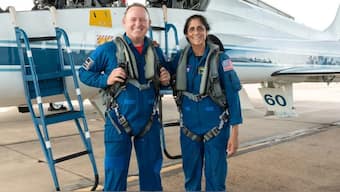 Astronauts Sunita Williams and Barry Willmore. Image Credit: NASA
