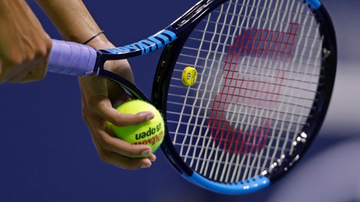 Representational photo of a tennis player serving at the US Open. AP Representational photo of a tennis player serving at the US Open. AP