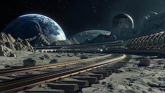 NASA, DoD & Northrop Grumman have some impressive plans on colonising the Moon, and possibly even Mars pretty soon. Image generated by AI
