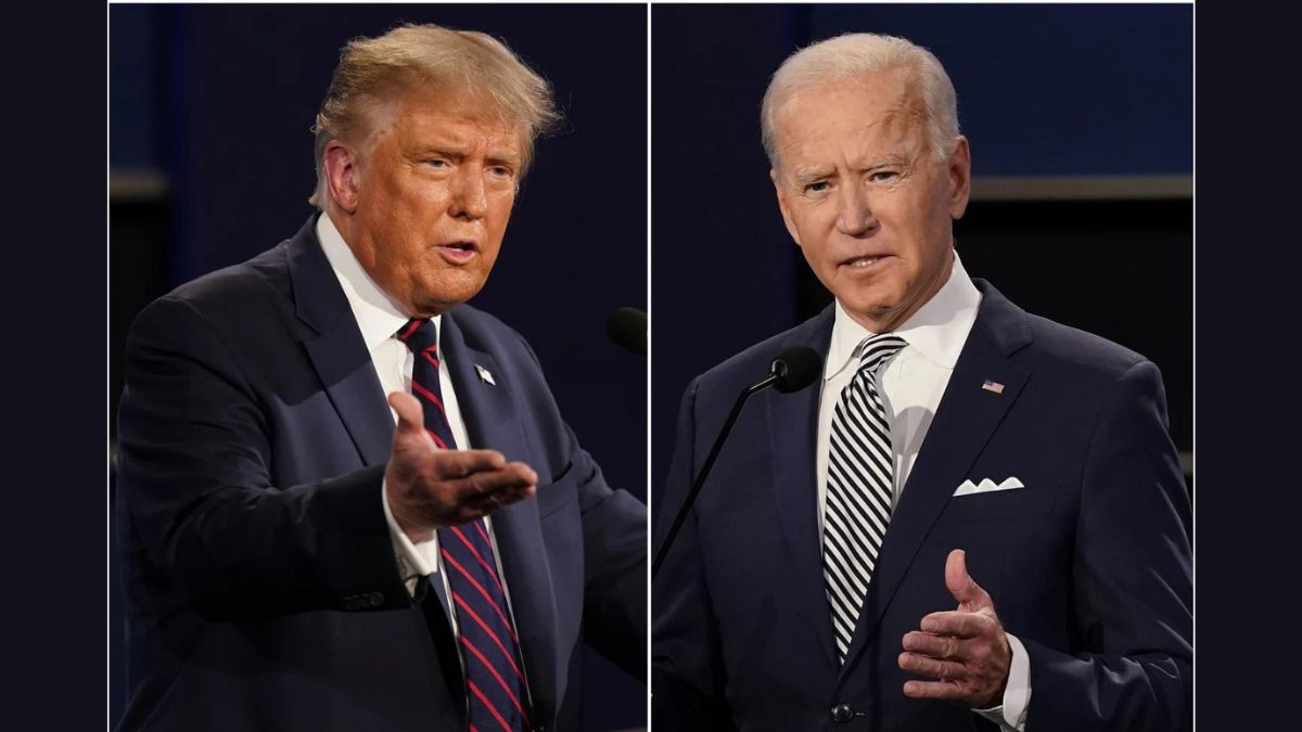 Former US President Donald Trump and incumbent US President Joe Biden. AP File Former US President Donald Trump and incumbent US President Joe Biden. AP File