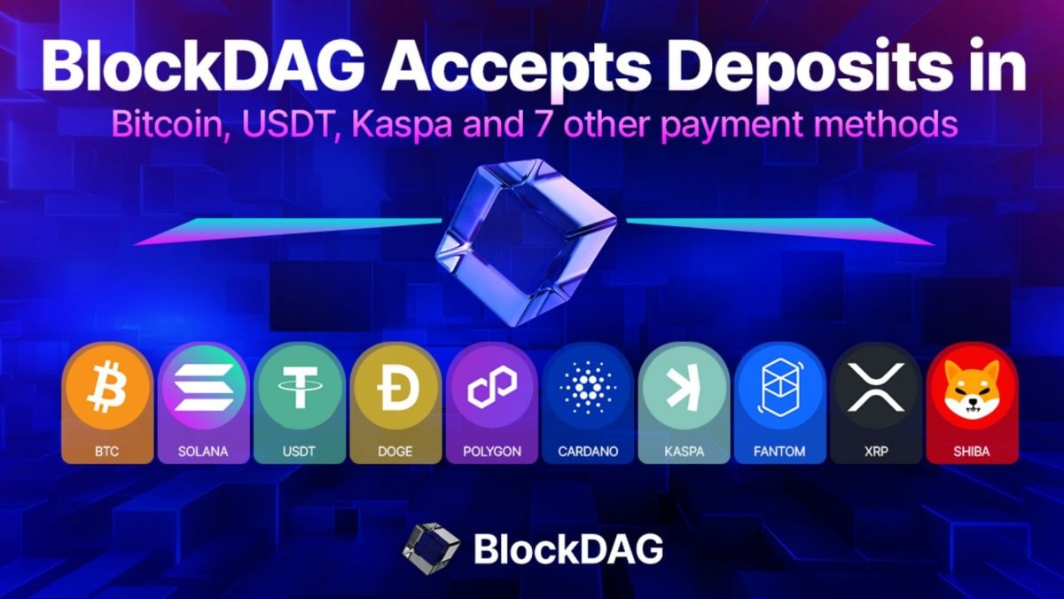 BlockDAG enhances its payment system with 10 new cryptos, outshines Ethereum price prediction & XRP Whales' movement
