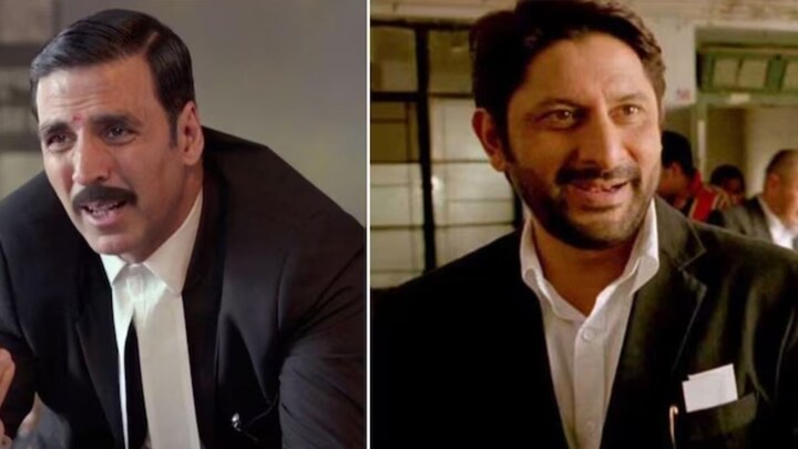 WATCH: Akshay Kumar and Arshad Warsi's battle begins as they both shoot for 'Jolly LLB 3'