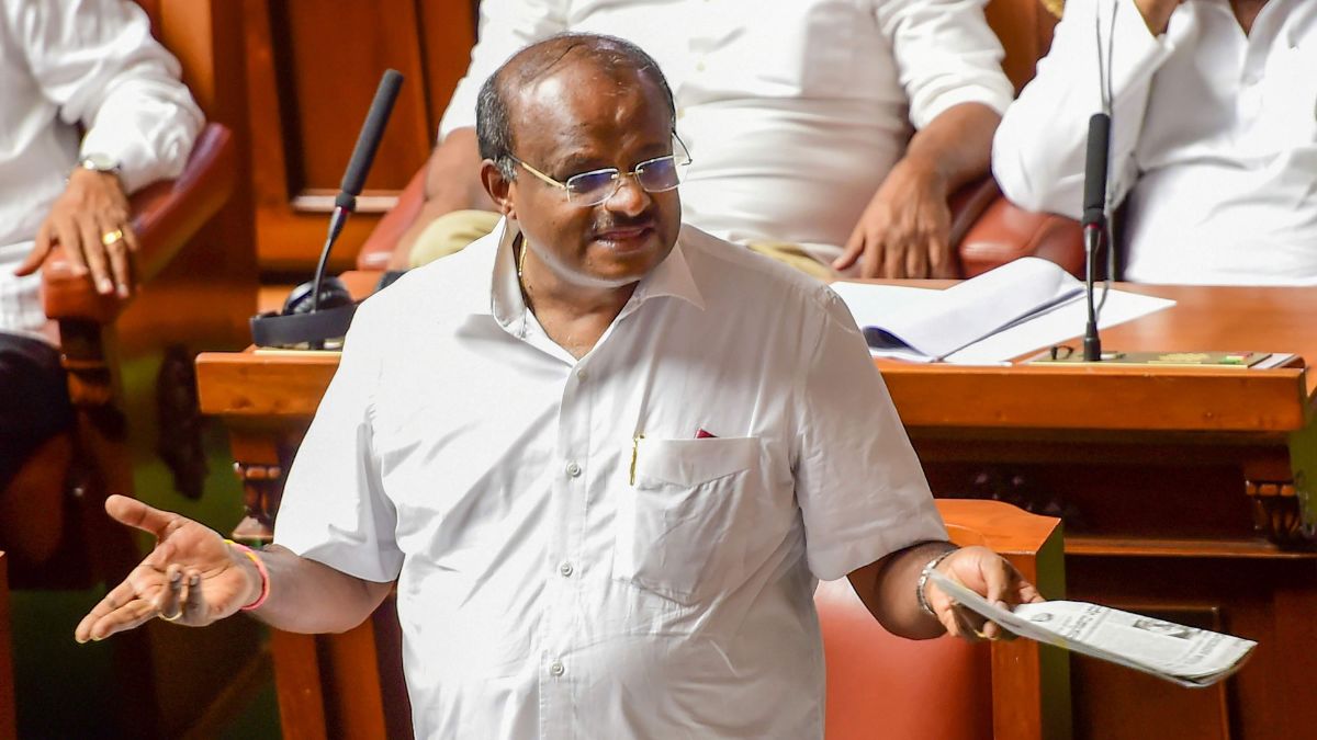 JD(S) leader HD Kumaraswamy. PTI file JD(S) leader HD Kumaraswamy. PTI file