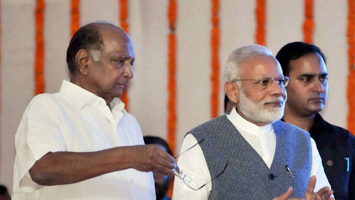 Prime Minister Narendra Modi and NCP(SP) Chief Sharad Pawar. PTI file Prime Minister Narendra Modi and NCP(SP) Chief Sharad Pawar. PTI file