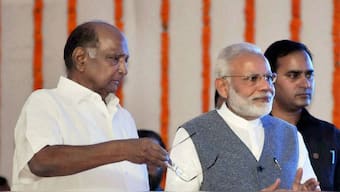 Prime Minister Narendra Modi and NCP(SP) Chief Sharad Pawar. PTI file