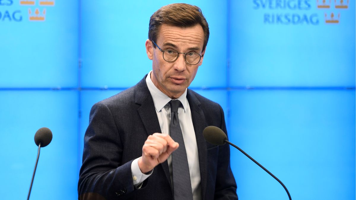 Sweden is neither at war nor at peace, says PM Kristersson as country deploys warships in Baltic Sea