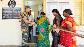 Post poll violence was recorded in Andhra Pradesh. PTI