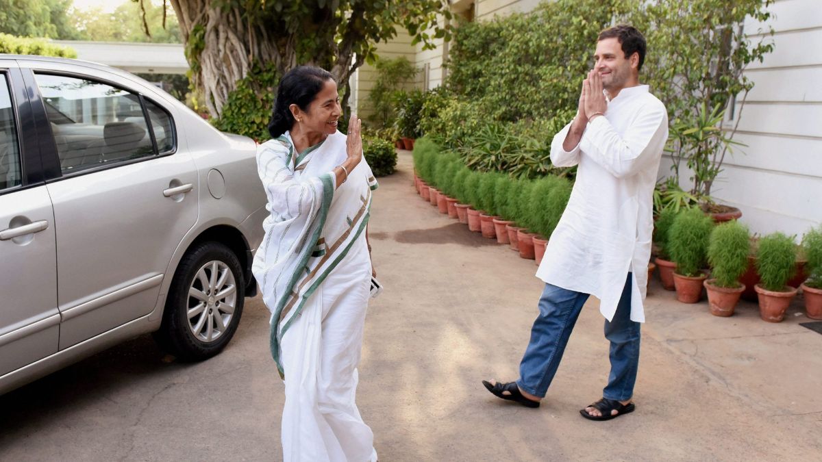 Mamata Banerjee and Rahul Gandhi. PTI Mamata Banerjee and Rahul Gandhi. PTI
