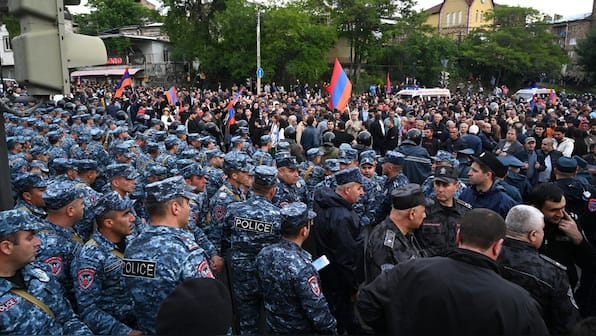 Armenia detains over 270 in protests against PM Pashinyan