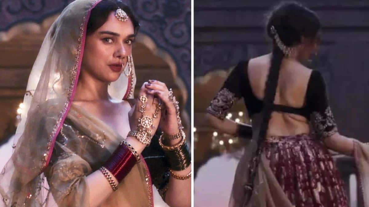 Aditi Rao Hydari's 'Gajagamini walk' from Netflix's 'Heeramandi' decoded; actresses who nailed it before - Vimarsana News