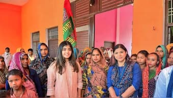 Aditi Yadav has been campaigning for her mother, Dimple Yadav, in Mainpuri for nearly a month now. News18 