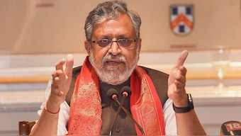 Sushil Kumar Modi has passed away at the age of 72. PTI File Photo