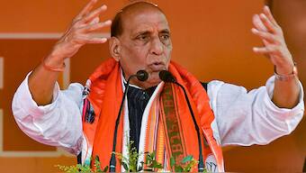 Defence minister Rajnath Singh. File image/ PTI 