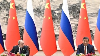 Xi greeted Putin on a red carpet outside the Great Hall of the People in Beijing, where they were hailed by marching People’s Liberation Army soldiers, a 21-gun salute on Tiananmen Square and children waving the flags of China and Russia Image Courtesy Reuters