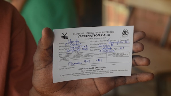 Uganda requires yellow fever vaccine card for international travel, on track to vaccinate 14 million citizens