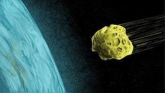 One asteroid of approximately 76 metres in size will 
make a close approach towards Earth. Representative image. Reuters