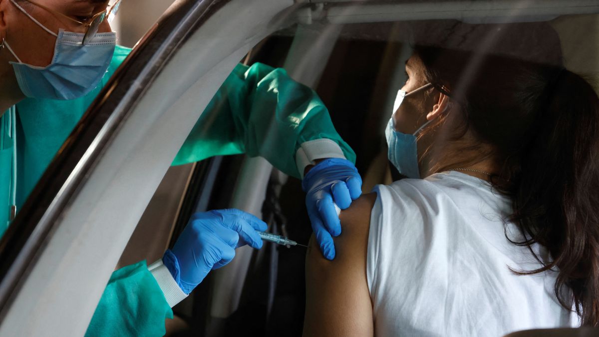 A woman receives an AstraZeneca vaccine against in Huelva, Spain in March 2021. The pharma company has now announced that it is withdrawing its vaccine worldwide. File photo/Reuters A woman receives an AstraZeneca vaccine against in Huelva, Spain in March 2021. The pharma company has now announced that it is withdrawing its vaccine worldwide. File photo/Reuters