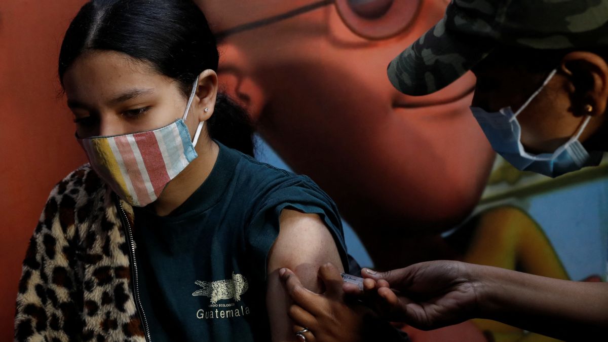 A girl receives a dose of the Covaxin coronavirus disease vaccine manufactured by Bharat Biotech, during a vaccination drive in New Delhi. File photo/Reuters A girl receives a dose of the Covaxin coronavirus disease vaccine manufactured by Bharat Biotech, during a vaccination drive in New Delhi. File photo/Reuters