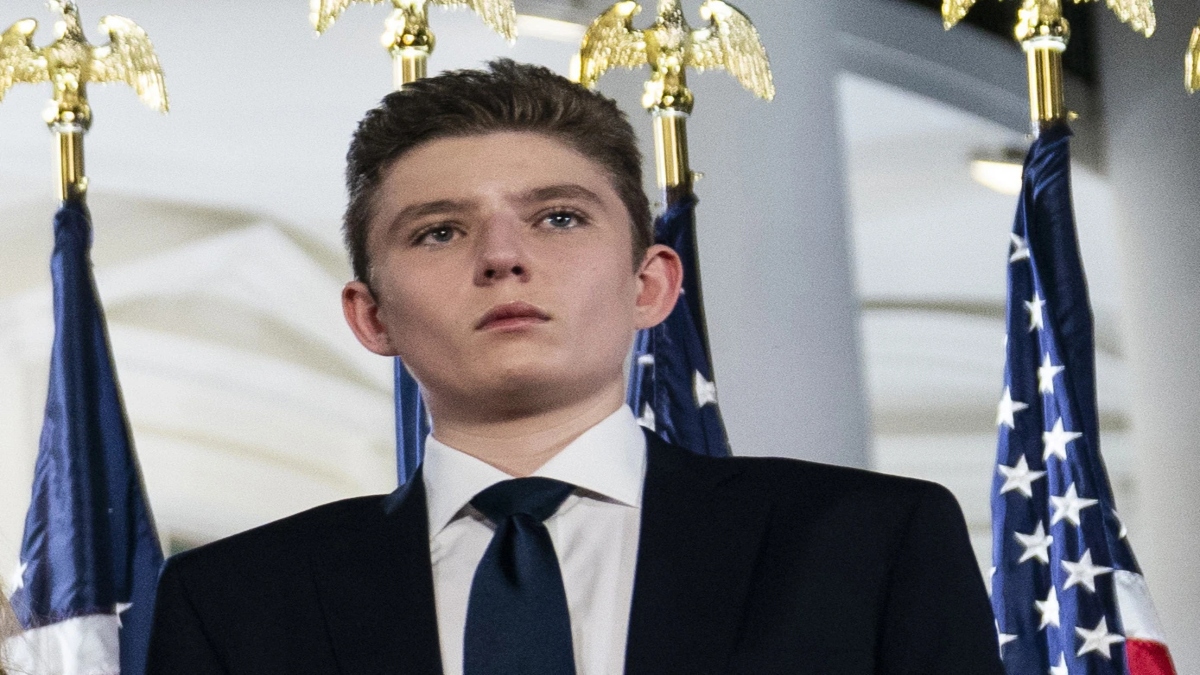 Barron Trump, the youngest son of Former US President Donald Trump. Source: AP Barron Trump, the youngest son of Former US President Donald Trump. Source: AP