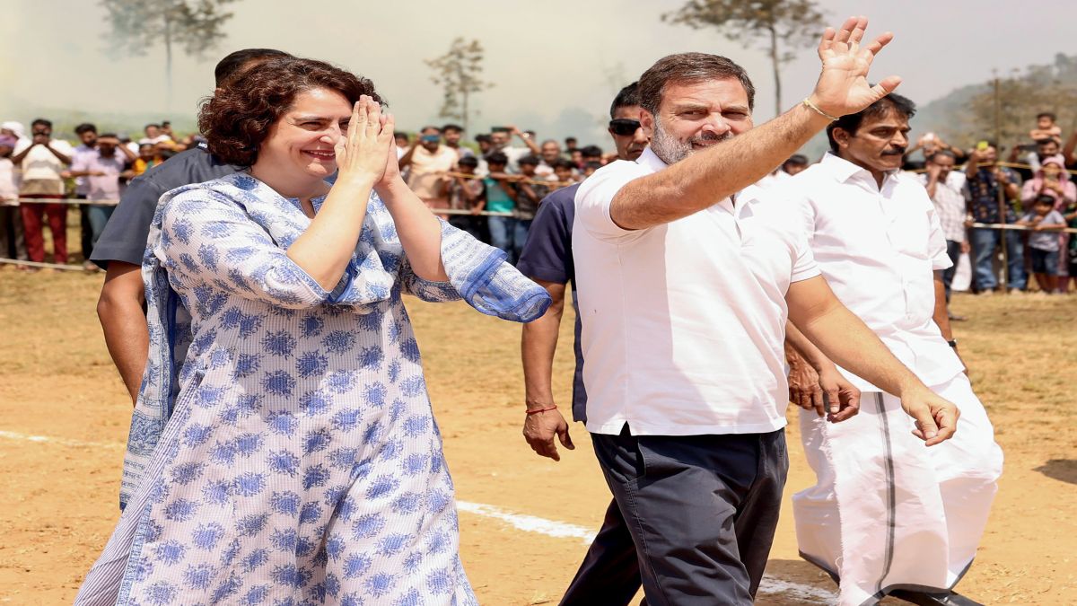 Congress's Rahul Gandhi will contest the 2024 Lok Sabha polls from Rae Bareli as well as Wayanad. His sister, Priyanka, has opted out of contesting the elections. File image/PTI Congress's Rahul Gandhi will contest the 2024 Lok Sabha polls from Rae Bareli as well as Wayanad. His sister, Priyanka, has opted out of contesting the elections. File image/PTI