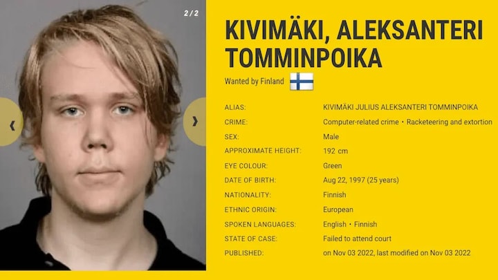 Who is Aleksanteri ‘Julius’ Kivimäki, Europe’s most wanted who started out as a teenage cyber thug?