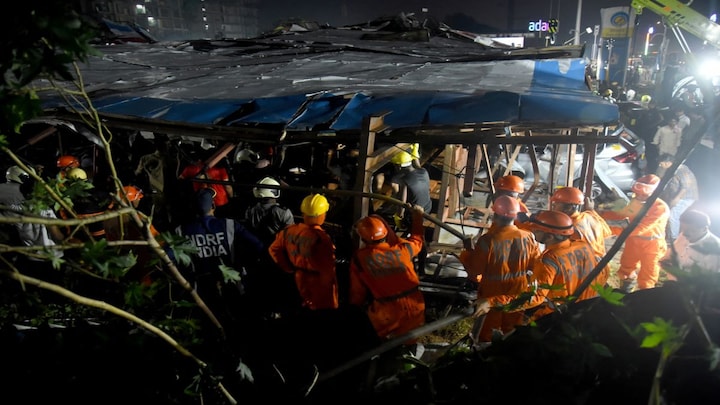Shock, despair and death: Scenes from the site of Mumbai's hoarding collapse
