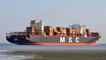 The MSC Aries was seized by Iran's Revolutionary Guards on 13 April near the Strait of Hormuz. The ship had a crew of 25 members, including 17 Indians. Image Courtesy: @MonitorX99800/X