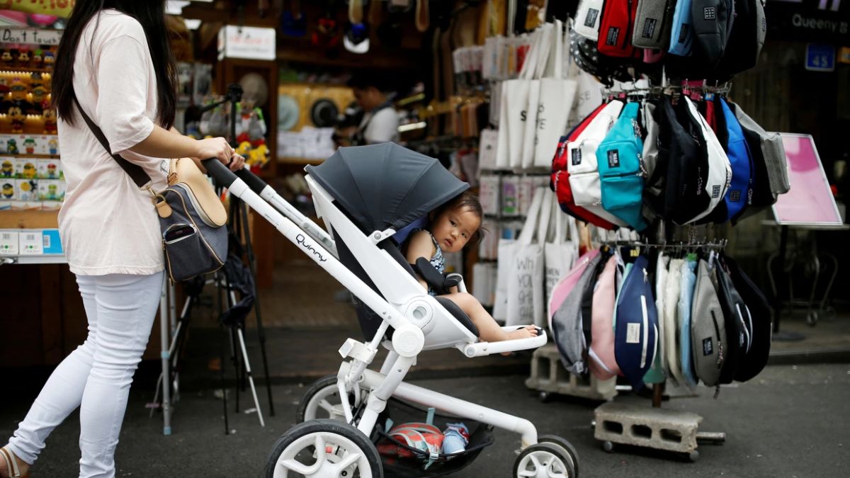 President Yoon Seok Yeol says he wants to create a new minitry to tackle low birth rates in the country. Reuters President Yoon Seok Yeol says he wants to create a new minitry to tackle low birth rates in the country. Reuters