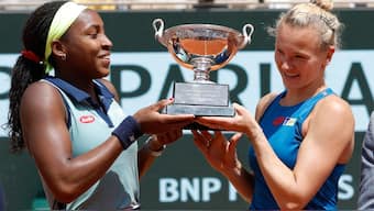 The win was Siniakova’s eighth women’s Grand Slam doubles crown and Gauff’s first. AP 