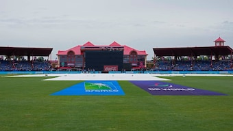 The India vs Canada match of the T20 World Cup in Florida was abandoned due to rain. AP 