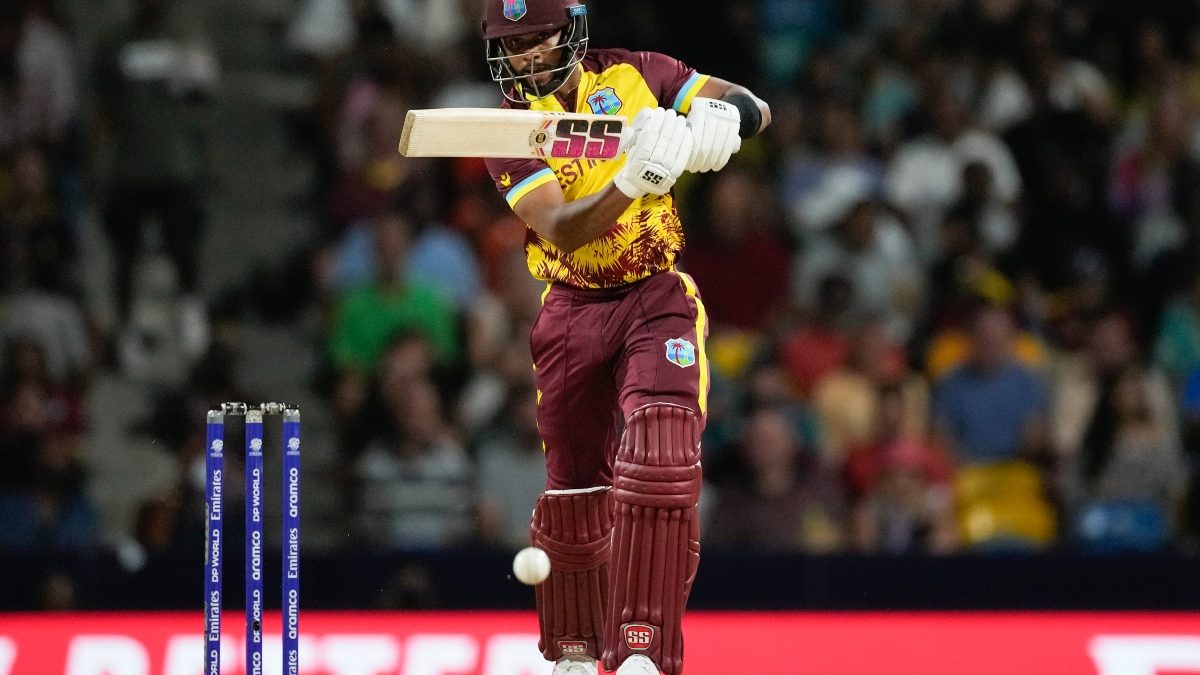 West Indies' Shai Hope bats during the T20 World Cup match against USA. AP West Indies' Shai Hope bats during the T20 World Cup match against USA. AP