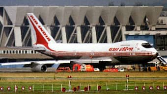 An Air India airplane sits on the tarmac at Rhine Airport in Frankfurt, Germany, 26 May, 2000. File Image/Reuters