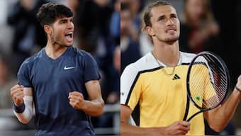 Carlos Alcaraz will face Alexander Zverev in the men's singles final of the 2024 French Open. AP